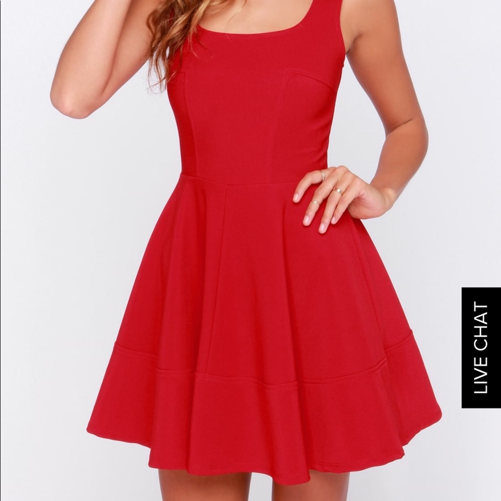 Cute Red Lulus Dress